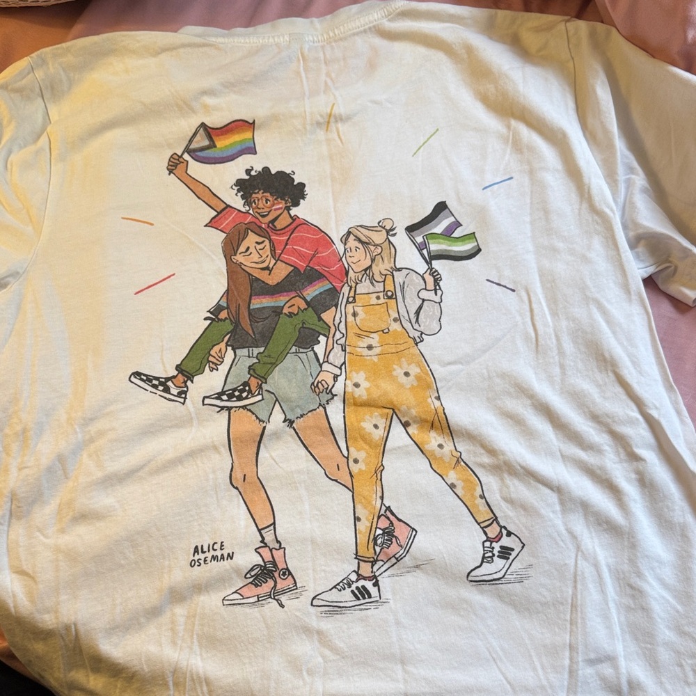 Alice Oseman Pride T Shirt